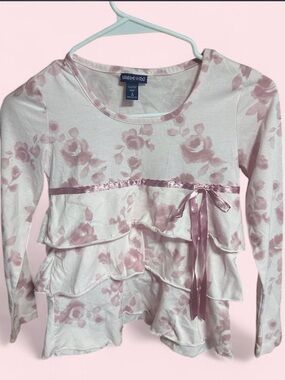 Limited Too Pink Rose Top
